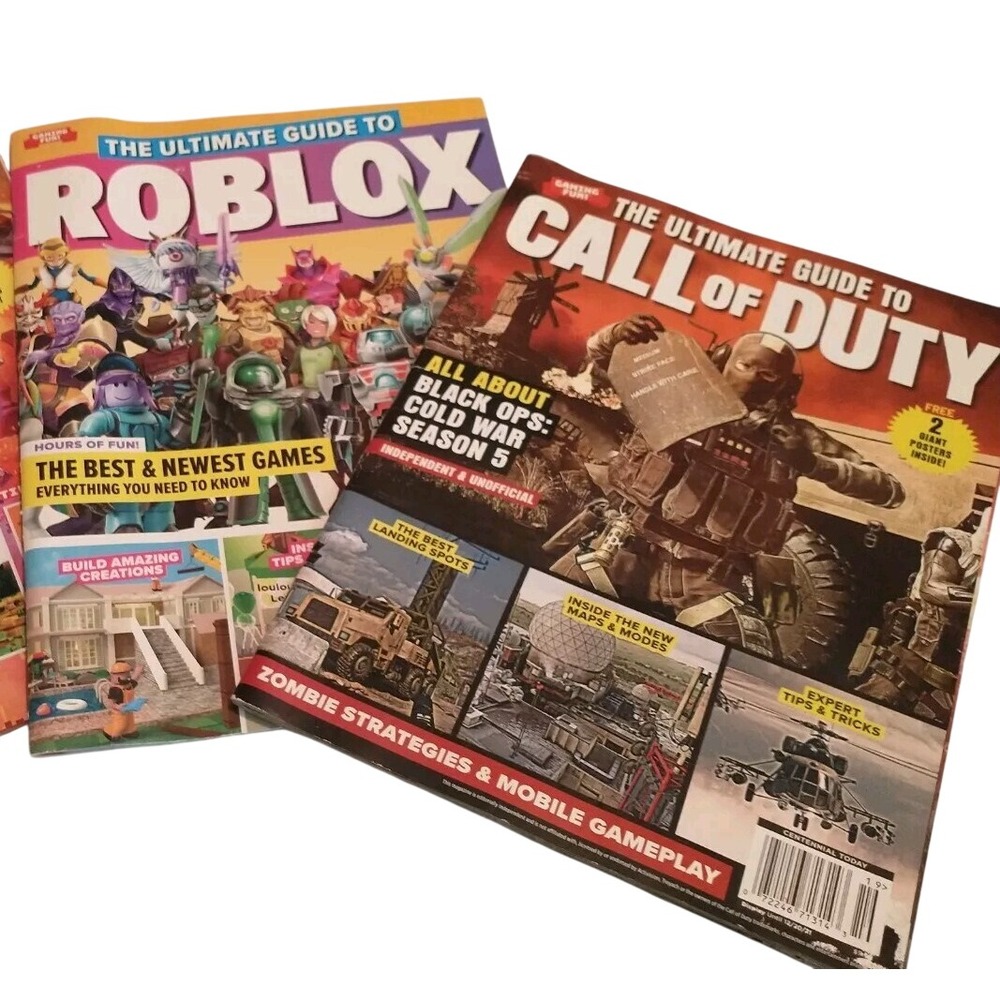 Call of Duty and Roblox Ultimate Guide Magazine Combo Lot of 2 2021-2023